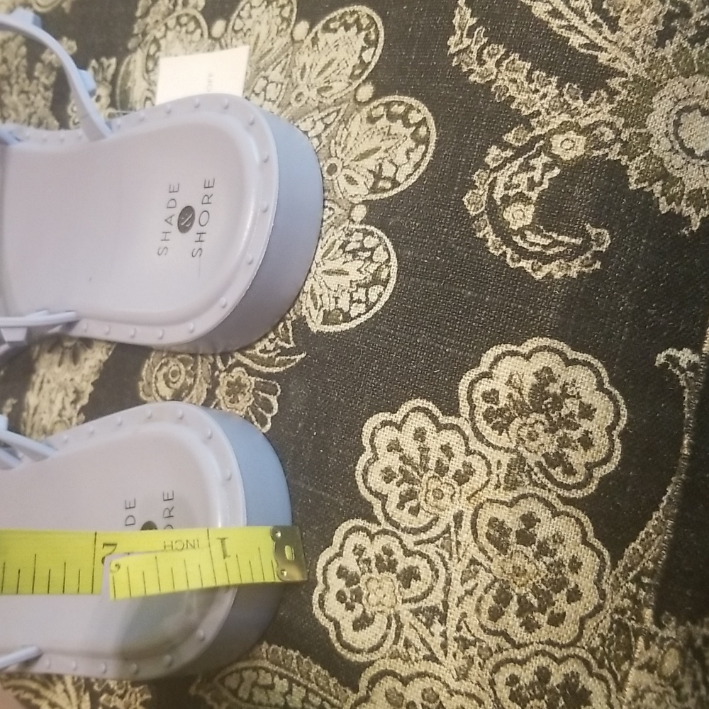 Shade & Shore Lavender Sandals Size 10 - Picture 3 of 6